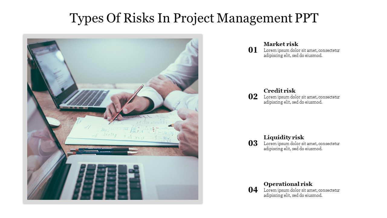 Types Of Risks In Project Management PPT